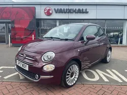 Red Used 2017 Fiat 500 Lounge Hatchback | £7,493 (Fair price)