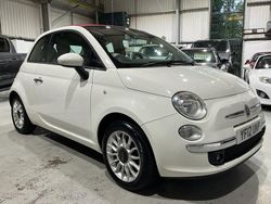 White Used 2012 Fiat 500 Lounge Cabriolet | £3,795 (Good price)