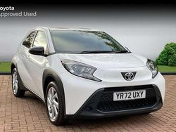 Pure white (solid paint) Used 2023 Toyota Aygo PURE Hatchback | £13,980 (Fair price)