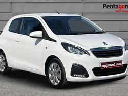 White Used 2017 Peugeot 108 Active Hatchback | £5,495 (Fair price)
