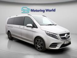 Silver Used 2023 Mercedes V300 AMG line MPV | £59,600 (Fair price)