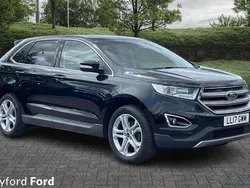 Black Used 2017 Ford Edge Titanium SUV | £16,090 (Fair price)