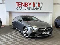 Grey Used 2018 Mercedes CLS350 AMG Line Premium Plus Coupe | £22,295 (Fair price)