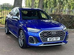Blue Used 2021 Audi SQ5 Design SUV | £39,990 (A bit pricey)