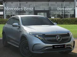 Silver Used 2021 Mercedes EQC400 AMG Line Premium SUV | £27,490 (Fair price)