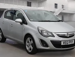 Silver Used 2012 Vauxhall Corsa Hatchback | £2,790 (Fair price)