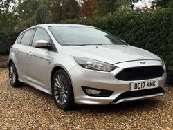 Silver Used 2017 Ford Focus ST-Line Hatchback | £8,095 (Fair price)