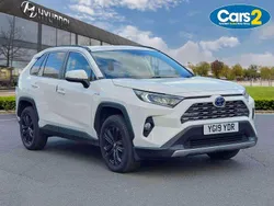 White Used 2019 Toyota RAV4 Hybrid Design SUV | £19,250 (Fair price)