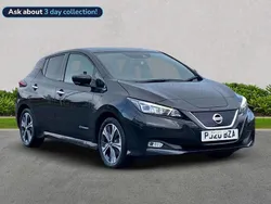 Black Used 2020 Nissan Leaf Tekna Hatchback | £8,864 (Fair price)