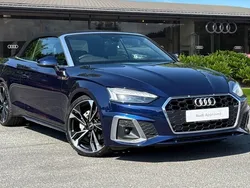 Blue Used 2021 Audi A5 Cabriolet Advanced Cabriolet | £29,945 (Fair price)