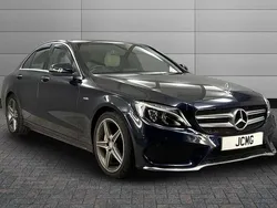 Blue Used 2017 Mercedes C220 AMG Line Premium Sedan | £16,250 (A bit pricey)