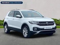 White Used 2022 VW T-Cross SE SUV | £16,999 (Fair price)