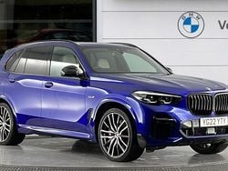 Blue Used 2022 BMW X5 M Sport SUV | £45,907 (Fair price)