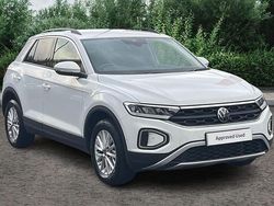 White Used 2023 VW T-Roc Life SUV | £21,695 (Fair price)