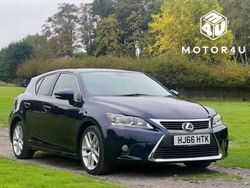 Blue Used 2016 Lexus CT200h Luxury Line Hatchback | £12,990 (Fair price)