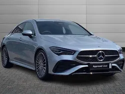 High tech silver Used 2024 Mercedes CLA180 AMG Line Premium Sedan | £29,350 (A bit pricey)
