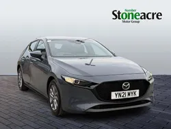 Grey Used 2021 Mazda 3 Hatchback | £14,990 (Fair price)