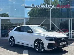 White Used 2022 Audi Q8 Black Edition SUV | £45,990 (Fair price)