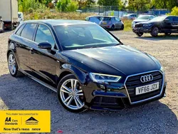 Black Used 2017 Audi A3 Sportback S-Line Hatchback | £11,088 (Fair price)