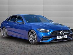 Spectral blue Used 2025 Mercedes C200 AMG Line Premium Plus Sedan | £39,990