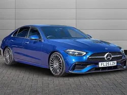 Spectral blue Used 2025 Mercedes C200 AMG Line Premium Plus Sedan | £39,990