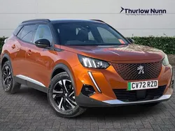 Orange Used 2022 Peugeot e-2008 GT SUV | £15,499 (Fair price)