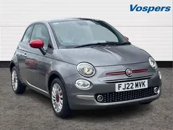 Grey Used 2022 Fiat 500 Red Hatchback | £10,990 (Fair price)