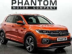 Orange Used 2022 VW T-Cross R-line SUV | £16,990 (Fair price)