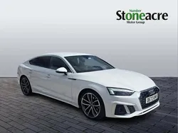 White Used 2023 Audi A5 Sportback S-Line Hatchback | £28,000 (Fair price)