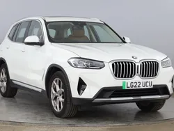 White Used 2022 BMW X3 xLine SUV | £33,485 (Fair price)