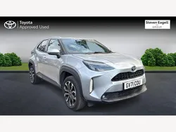 Silver Used 2022 Toyota Yaris Hybrid Design Hatchback | £19,341 (Expensive)