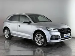 Silver Used 2019 Audi Q5 S-Line SUV | £20,650 (Good price)