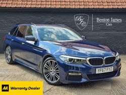 Blue Used 2017 BMW 520 M Sport Estate | £18,950 (Fair price)