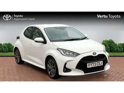 White Used 2023 Toyota Yaris Hybrid Hatchback | £17,499 (Fair price)