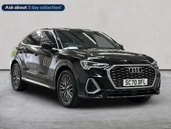 Black Used 2021 Audi Q3 S-Line SUV | £24,668 (Fair price)