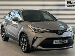 Silver Used 2021 Toyota C-HR Design SUV | £17,632 (Fair price)