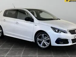 White Used 2020 Peugeot 308 GT-line Hatchback | £10,695 (Fair price)