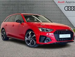 Red Used 2022 Audi A4 Black Edition Estate | £29,995 (Expensive)