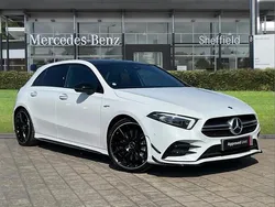 White Used 2022 Mercedes A35 AMG Premium Plus Hatchback | £31,545 (Fair price)