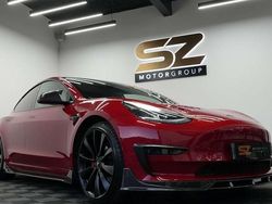 Red Used 2019 Tesla Model 3 Performance Sedan | £20,995 (Expensive)
