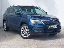 Blue Used 2019 Skoda Karoq SE L SUV | £13,998 (Fair price)