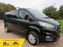 Black Used 2018 Ford Transit Custom Limited Van | £13,990 (A bit pricey)