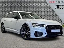 White Used 2025 Audi A6 Black Edition Estate | £39,800 (A bit pricey)