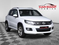 White Used 2014 VW Tiguan R-line SUV | £8,989 (Fair price)