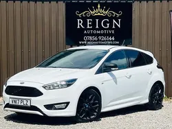 White Used 2017 Ford Focus ST-Line Hatchback | £7,990 (Fair price)
