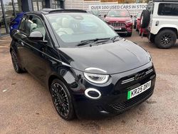 Black Used 2025 Fiat 500e Cabriolet | £22,990 (Expensive)
