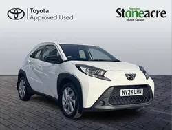White Used 2024 Toyota Aygo PURE Hatchback | £13,000 (Fair price)