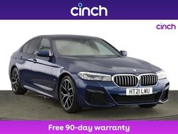 Blue Used 2021 BMW 520 M Sport Sedan | £21,399 (Good price)
