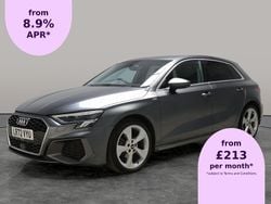 Grey Used 2022 Audi A3 Sportback S-Line Hatchback | £16,929 (Fair price)