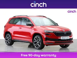 Red Used 2023 Skoda Karoq SportLine SUV | £26,299 (Fair price)